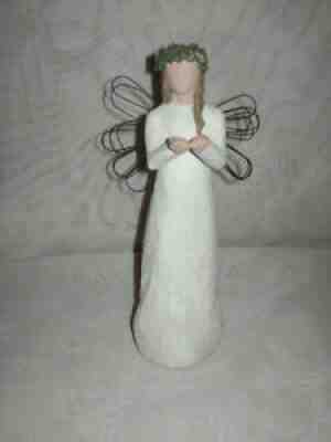 Willow Tree Figurine Nativity Angel of Christmas Spirit 8.5" Lordi Demdaco 2001