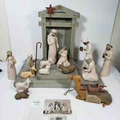 Willow Tree Nativity Figurines Willow Tree Christmas Used with boxes EUC