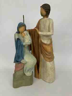 Demdaco Willow Tree The Christmas Story Nativity Mary with Jesus and Joseph