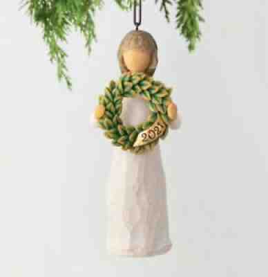 2021 MAGNOLIA ORNAMENT SCULPTURE FIGURE HAND PAINTING WILLOW TREE BY SUSAN LORDI