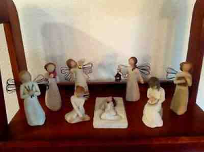 NOS WILLOW TREE FIGURINES LOT OF 8 EXCELLENT NEW CONDITION