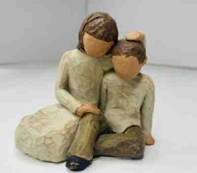VINTAGE 2001 WILLOW TREE "SISTER AND BROTHER" DEMADCO BY SUSAN LORDI (RETIRED)