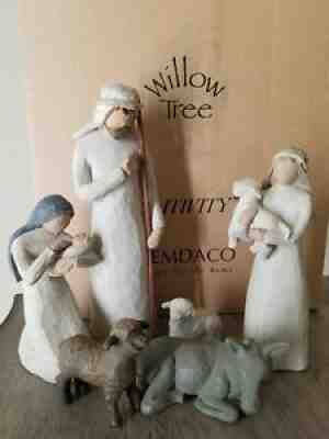 WILLOW TREE Demdaco Sue Lordi 2000 (6-Piece) NATIVITY SET *Read*
