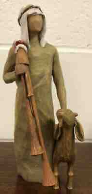 Willow Tree Nativity Zampognaro Shepherd w Bagpipe by Demdaco Susan Lordi #27183