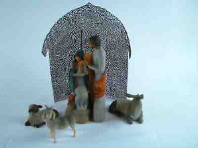 Willow Tree Lordi The Holy Family Shelter Sheltering Animals Nativity Scene Set