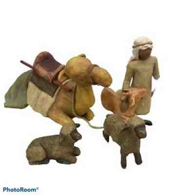 Willow Tree Shepherd and Stable Animals By Demdaco
