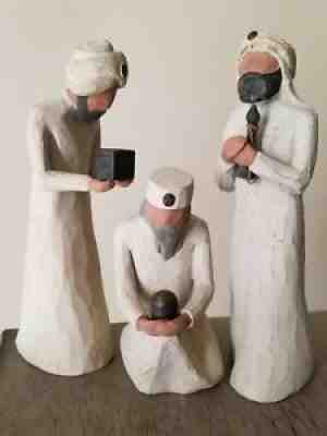 WILLOW TREE "The Three Wiseman" Demdaco Sue Lordi 2000 Nativity FIGURES