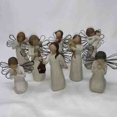 Lot of 8 DEMDACO Willow Tree Angels 2111004