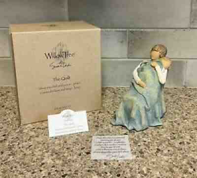 Willow Tree The Quilt Demdaco 5" Figurine Mother Child in Chair Blanket 2010 NEW
