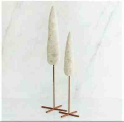 Willow Tree Cypress Trees, Sculpted Hand-Painted Nativity Accessory 27598