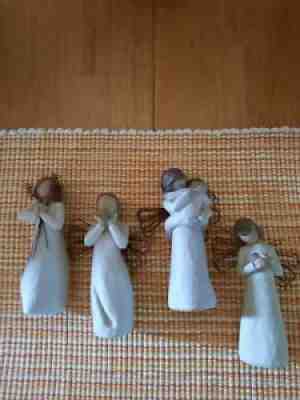 Willow Tree Angels, Lot 0f 4, Bright Star, Friendship, Healing, Embrace