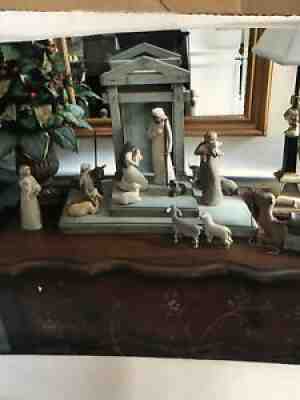 WILLOW TREE NATIVITY Demdaco 14 Piece Set Susan Lordi + Original Boxes & Packing