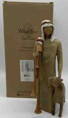 WILLOW TREE Nativity Zampognaro Shepherd w/ Bagpipe - Demdaco Susan Lordi #27183