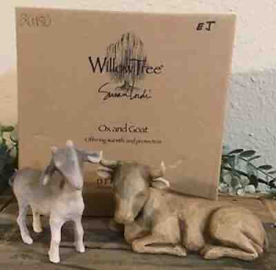 2006 WILLOW TREE BY SUSAN LORDI FIGURINE "OX AND GOAT" ITEM #26180 MINT IN BOX