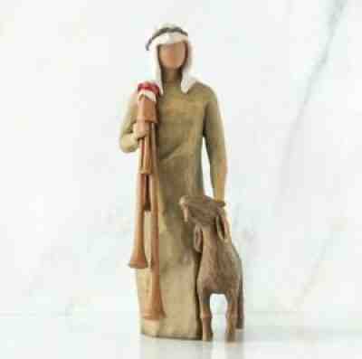 DEMDACO WILLOW TREE NATIVITY ZAMPOGNARO (SHEPHERD WITH BAGPIPE) 27183