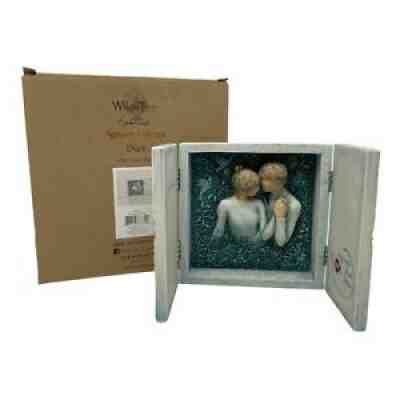 Willow Tree Duet - Sculpted Hand-Painted Triptych