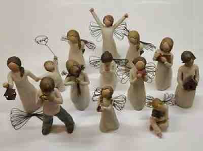 â­ï¸ Willow Tree Figurine Lot Demdaco Susan Lordi - You Get All Figurines Pictured