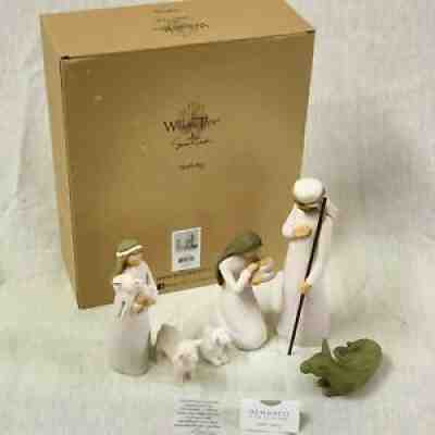 Willow Tree Nativity Set Figures 6-piece Sculpted Hand-painted, Model 26005