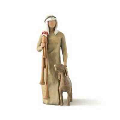 Willow Tree Hand Painted Sculpted Figure Zampognaro Original Creative Durable