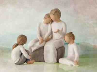 Willow Tree Family Grouping With Grandmother
