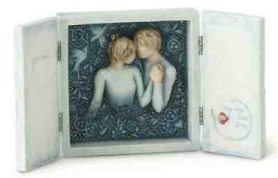 Willow Tree Signature Collection Duet Sculpted Hand-Painted Triptych Display Box