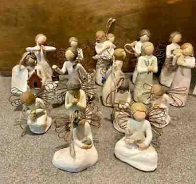 Used, Great Condition Willow Tree Ornament Lot