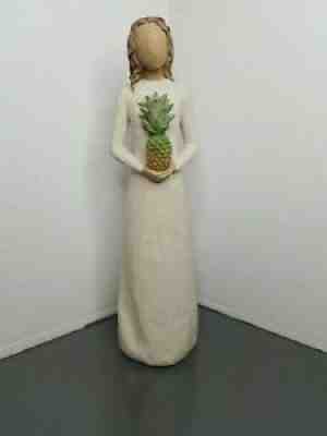 Willow Tree Hearth and Home 15" Figure Woman Pineapple Susan Lordi DEMDACO 15"