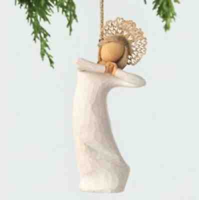 2020 EMBRACE ORNAMENT SCULPTURE FIGURE HAND PAINTING WILLOW TREE BY SUSAN LORDI