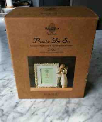 Willow Tree Promise Gift Set: Figurine and Photo Frame 4x6