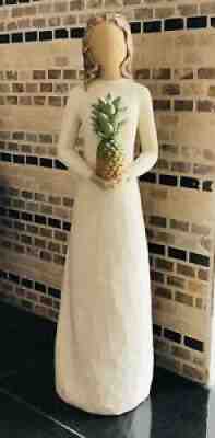 Willow Tree Hearth and Home Figure Woman Pineapple by Susan Lordi 15 Inches
