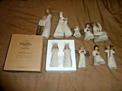 Willow Tree 9 Figure Lot Sisters Wisdom Grandmother Mother Son Daughter & More