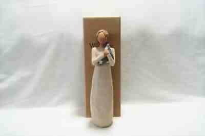 Demdaco Willow Tree HERO Lady Holding American Flag Figurine 2004