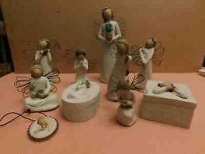 Lot of Assorted Willow Tree Figures Figurines Statues