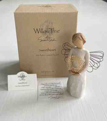 WILLOW TREE "SWEETHEART" Angel Figurine 2014 Demdaco Susan Lordi