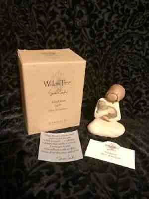 2008 Willow Tree Figurine Kindness Girl w/ Gray Cat Kitty Susan Lordi New W/ Box