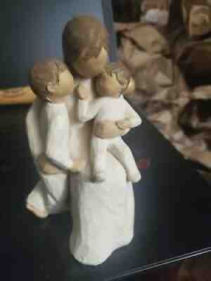 Willow Tree Quietly, Sculpted Hand-Painted Figure demidaco 2002 Susan lordi