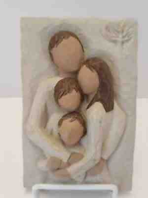 Demdaco Willow Tree FAMILY A LIFETIME OF LOVE Plaque 2001 by Susan Lordi