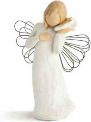 Willow Tree #26131 Thinking of You Figurine New in Box DEMDACO Angel w/conch