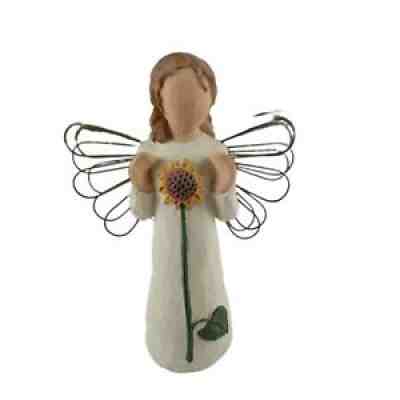 Willow Tree â??Angel of Summerâ? Figurine Susan Lordi 2001 Sunflower Wings