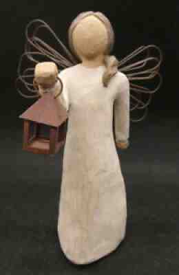 Willow Tree Figurine - 2000 Angel of Hope with Lantern