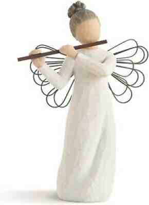 Willow Tree #26083 Angel of Harmony Figurine New in Box DEMDACO Angel w/flute