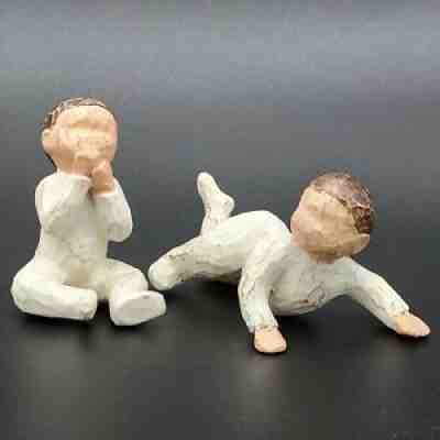 RARE Willow Tree 2000 Babies Crawling Toddlers Figurines Susan Lordi No Box