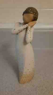 Willow Tree Wishing figurine a beautiful wish for you... EUC
