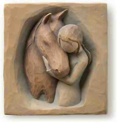 Willow Tree Quiet Strength Plaque Sculpted Hand-Painted NIB