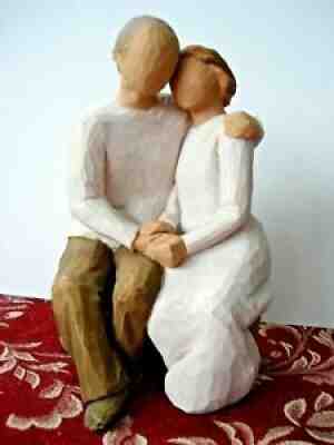 Willow Tree "Anniversary" Demdaco by Susan Lordi 2007 6" Couple Figurine
