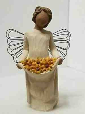 Willow Tree Sunshine Figurine Demdaco Susan Lordi 2010 Sunflowers