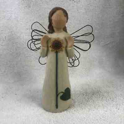 2001 WILLOW TREE "ANGEL OF SUMMER" FIGURINE BY SUSAN LORDI, 5" TALL VGUC