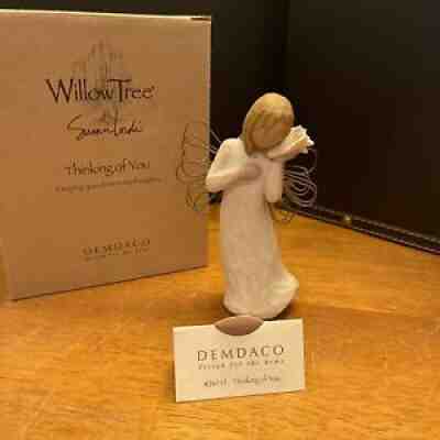 Willow Tree Thinking of You Angel Seashell Figurine Sculpted Figure Susan Lordi