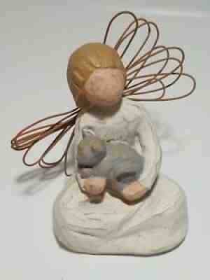 Willow Tree ANGEL OF KINDNESS Cat Kitten Kitty by Susan Lordi DEMDACO Gifts