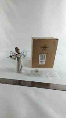 Willow Tree #26083 Angel of Harmony Figurine New in Box DEMDACO Angel w/flute